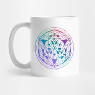 Flower of Life Mandala - Festival Gear - Psychedelic and Spiritual Artwork Mug